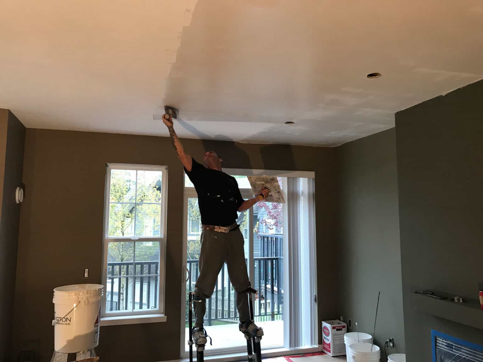 Textured Popcorn Ceiling Removal and Smoothing | Gordon ...