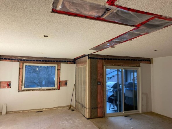ceiling removal 01 before