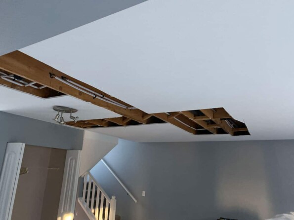 ceiling repair 02 before
