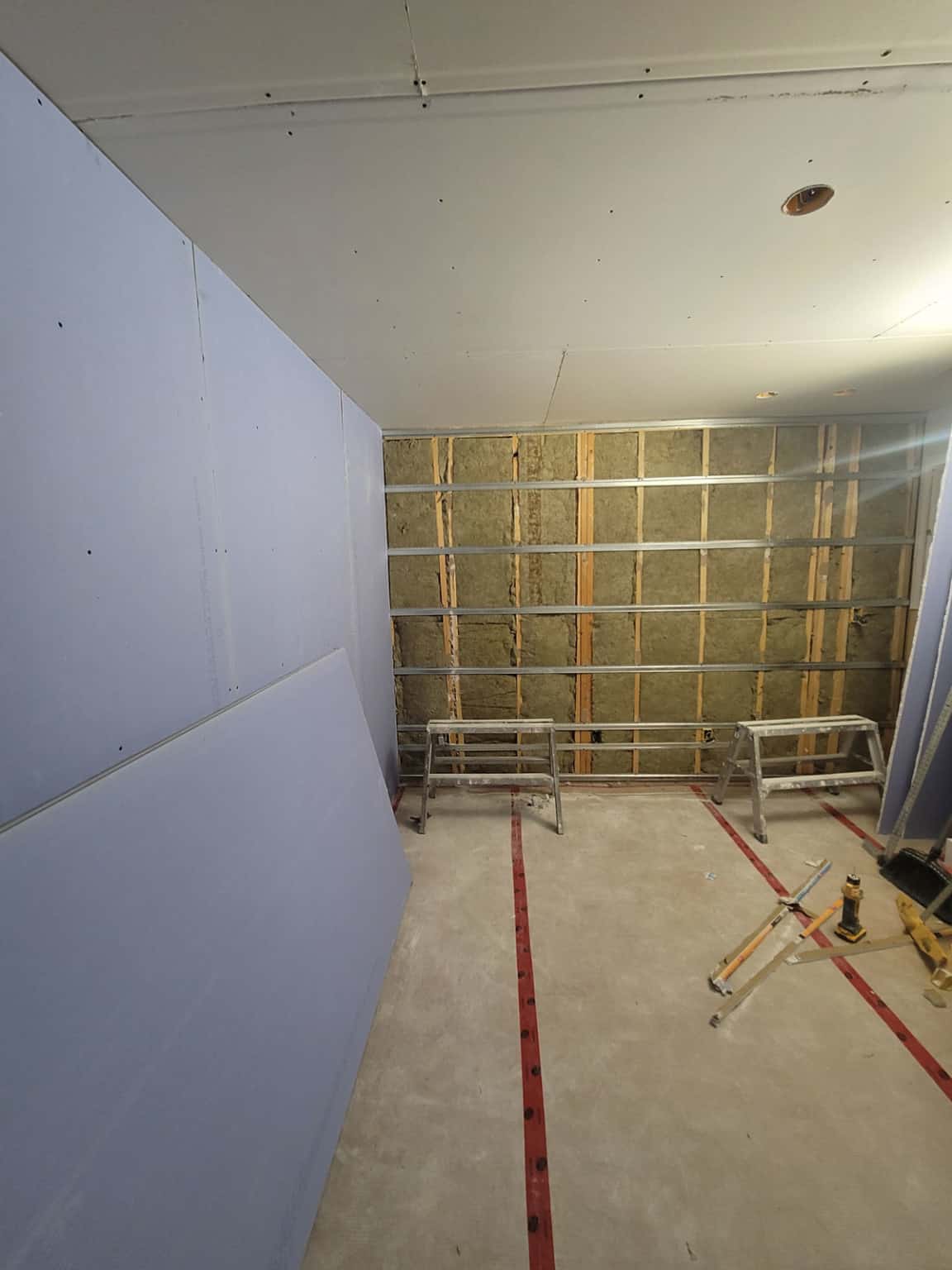 Soundproofing Installation Gordon Drywall and Painting