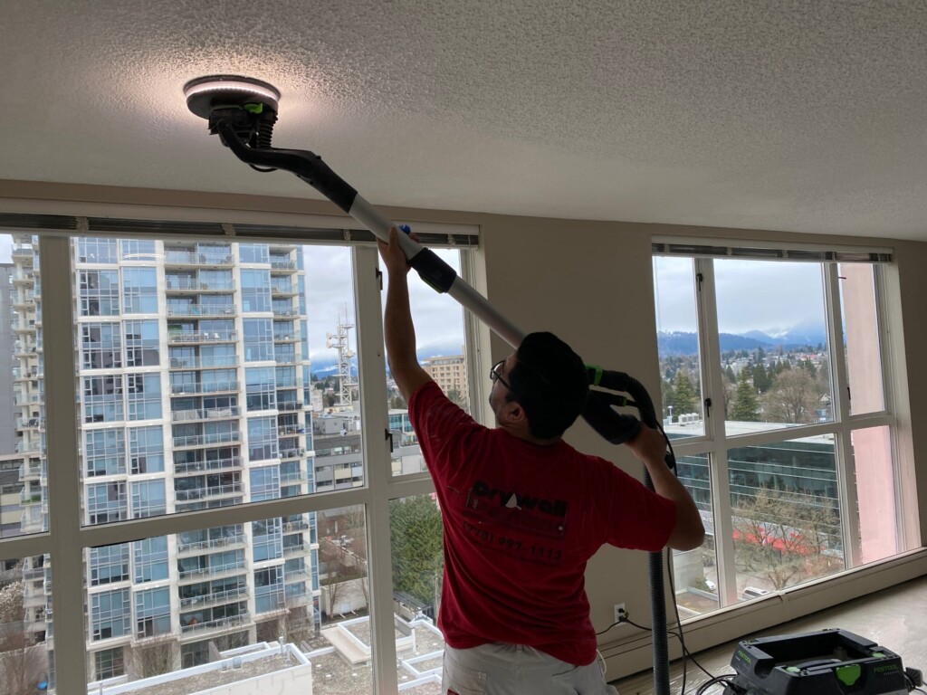 popcorn ceiling removal north vancouver